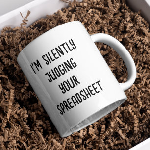 Jag dömer ditt kalkylblad lustigt kaffemugg