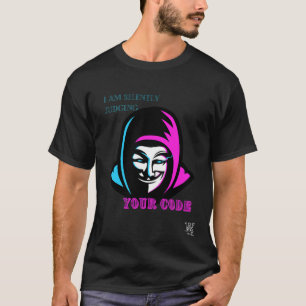 Jag dömer er kod för utvecklare tyst t shirt