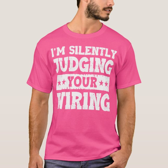 Jag dömer tyst din elektriska motor. t shirt (Framsida)