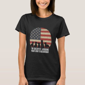 Jag Dömer Tyst Din Hund Uppförande Husdjur Hund T Shirt
