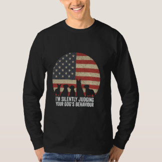 Jag Dömer Tyst Din Hund Uppförande Husdjur Hund T Shirt