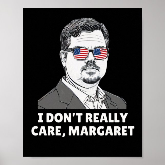Jag Dont Verkligen Care Margaret 2025 Poster (Framsidan)
