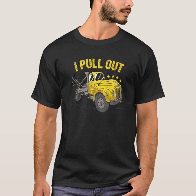 Jag drar ut bogserbilschaufför   t shirt (Framsida)