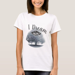 Jag Dream Träd i Fog T Shirt