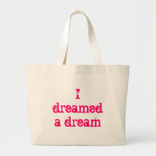 Jag dreamed en dröm jumbo tygkasse