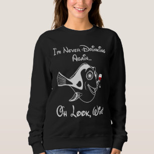 Jag Dricker Aldrig Mer Igen Oj Va Vin Söt Fisk V T Shirt