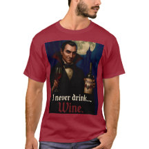 “Jag dricker aldrig… vin” Vampyrskräckhumor 