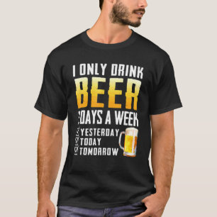 Jag dricker bara öl t shirt