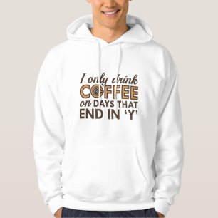 Jag Dricker Endast Kaffe Hoodie