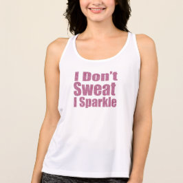 Jag dricker inte, jag Gnistra Workout Tank Tee Shirt