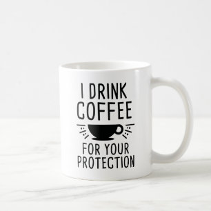 Jag dricker kaffe kaffemugg