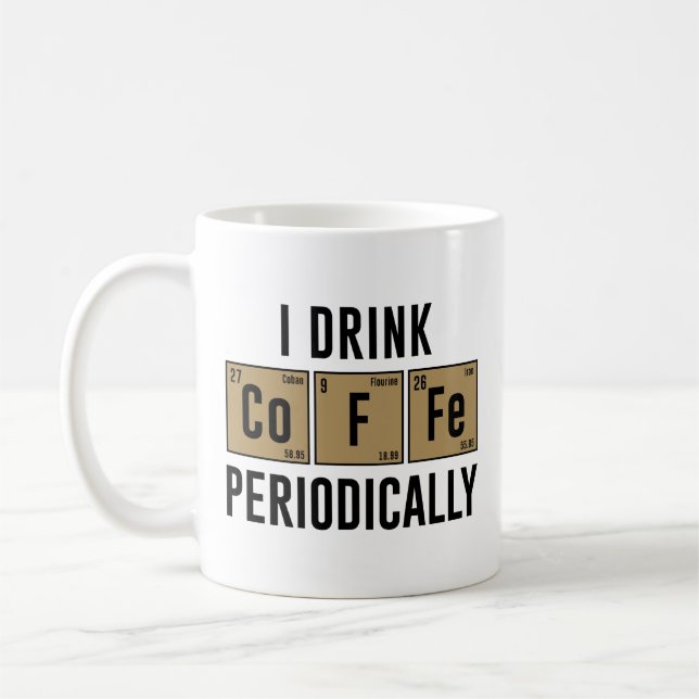 Jag dricker kaffe regelbundet kaffemugg (Vänster)