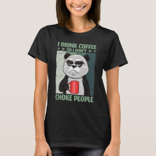 Jag dricker kaffe, så jag väljer inte People Vinta T Shirt