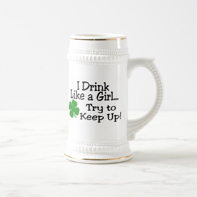 Jag dricker något liknande ett flickaförsök att sejdel (Höger)