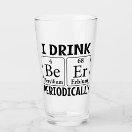 Jag dricker öl med jämna mellanrum.. Pint Drinking Glaskopp