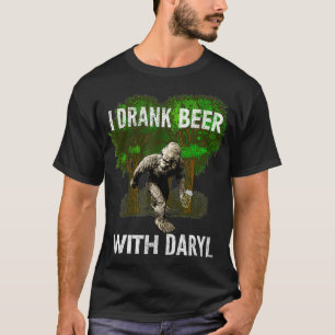 Jag dricker öl med mörkt stum fjol vid lunchtid t shirt