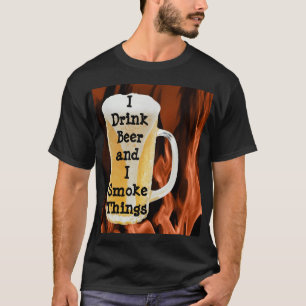 Jag dricker öl och röker Sak T Shirt