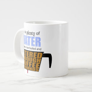 Jag dricker PLENTY från Vatten... Som kaffe Jumbo Mugg