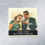 Jag dricker Sarcasm Funny Retro 50s<br><div class="desc">Den här designen har skapats genom digital grafik. Det kan vara personlig i området att tillhandahålla eller anpassa genom att klicka för att anpassa ytterligare alternativ och ändra namn, initialer eller ord. Du kan också ändra texten färg och stil eller ta bort texten för en bilddesign. Kontakta mig på colorflowcreations@gmail.com...</div>
