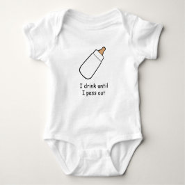 Jag dricker, tills jag passerar ut t shirt