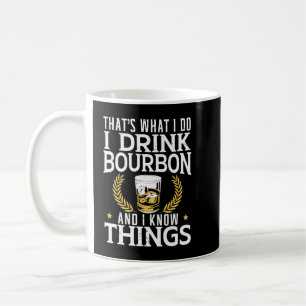 Jag dricker whiskey och jag känner sak malt bourbo kaffemugg