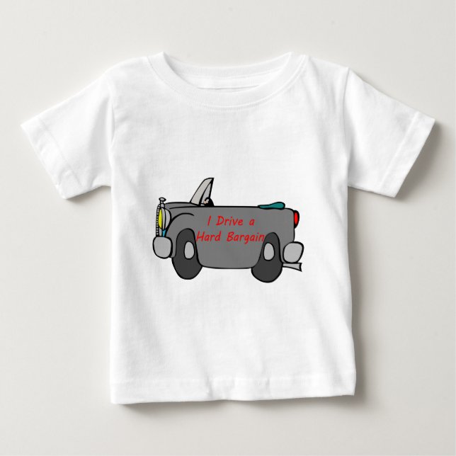 Jag Driver En Hård Förhandling T-Shirts och Tops (Framsida)