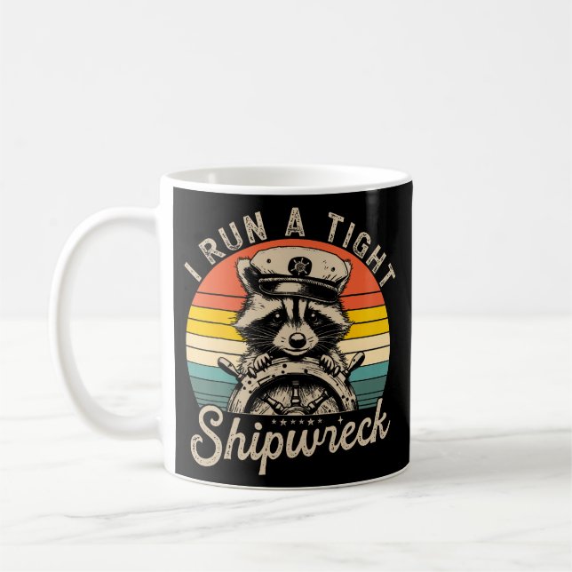 Jag driver ett tätt skeppsbrott kaffemugg (Vänster)