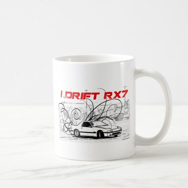 Jag driver RX7 Kaffemugg (Höger)
