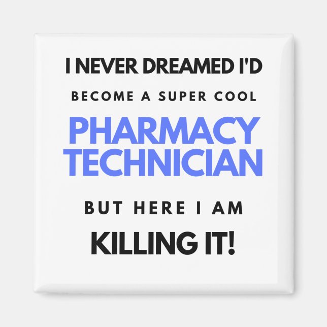 Jag drömde aldrig att jag skulle bli en Coola-apot Magnet (Framsidan)