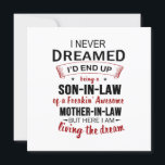 Jag drömde aldrig att jag skulle bli en svärson inbjudningar<br><div class="desc">Jag drömde aldrig att jag skulle bli en svärson</div>