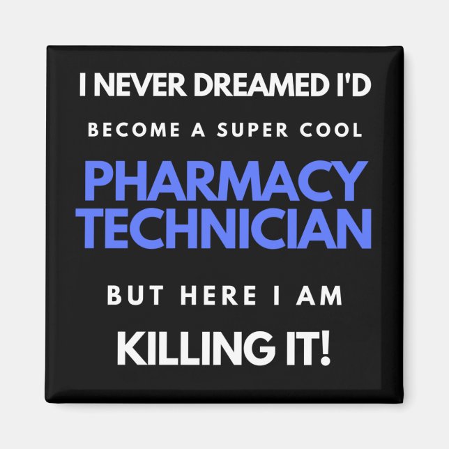 Jag drömde aldrig att jag skulle bli en Toppen-apo Magnet (Framsidan)