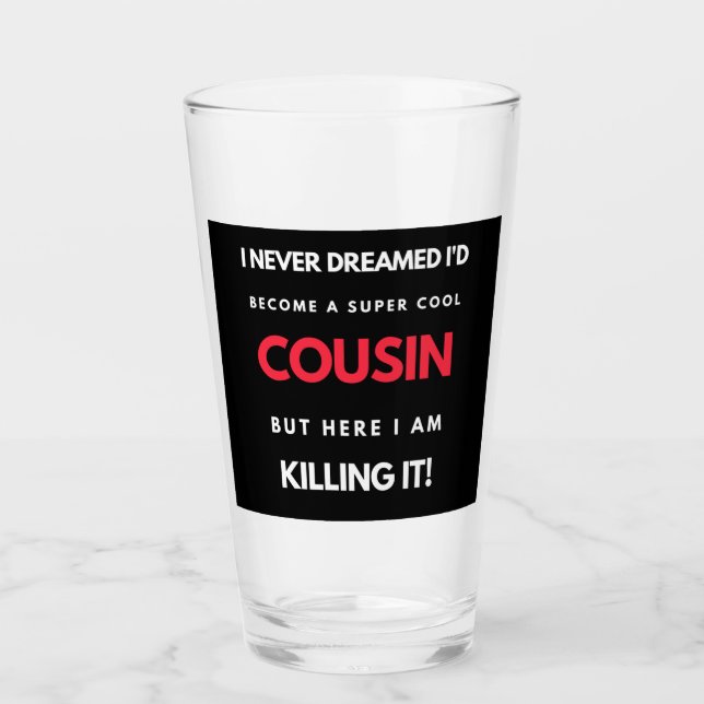 Jag drömde aldrig att jag skulle bli en Toppen Coo Glaskopp (Framsida)