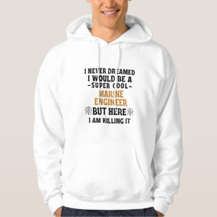 Jag drömde aldrig att jag skulle vara en toppen c hoodie