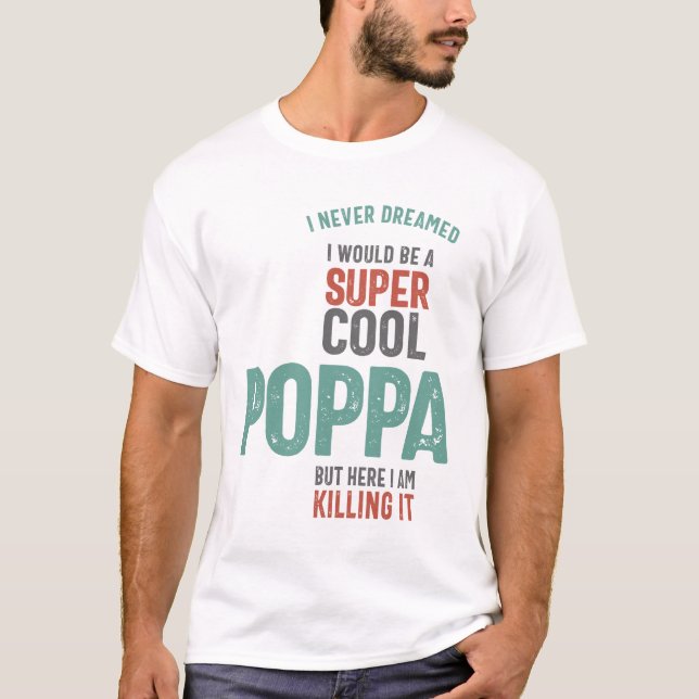Jag drömde aldrig att jag skulle vara en Toppen Co T Shirt (Framsida)