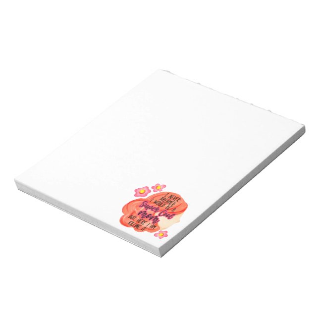 Jag drömde aldrig att jag skulle vara en Toppen Ma Anteckningsblock (Roterad)