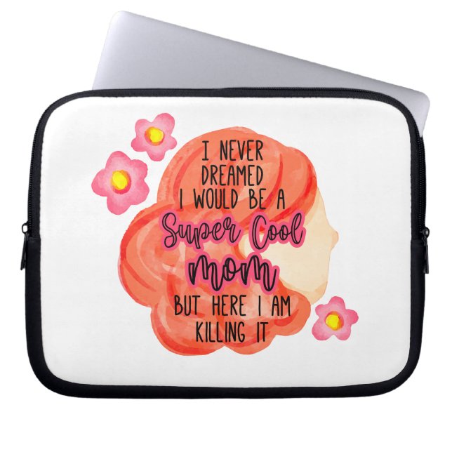 Jag drömde aldrig att jag skulle vara en Toppen Ma Laptop Fodral (Framsidan)