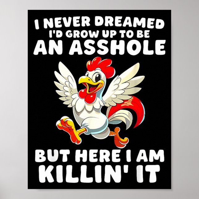 Jag Drömde Aldrig Om Att Bli En Men Här Är Jag Poster (Framsidan)