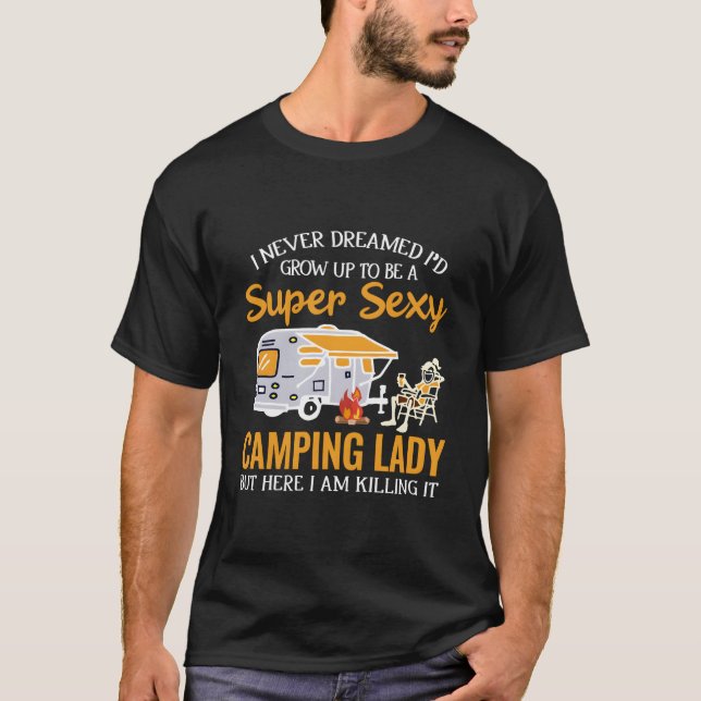 Jag Drömde Aldrig Om Att Vara En Camg-Dama T Shirt (Framsida)