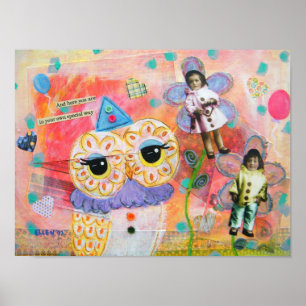 Jag drömde om Pierrot Clown Poster