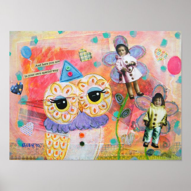 Jag drömde om Pierrot Clown Poster (Framsidan)