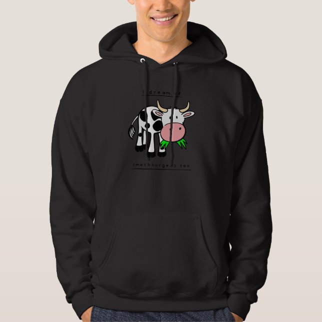 Jag drömde om Smashburgers också Hoodie (Framsida)