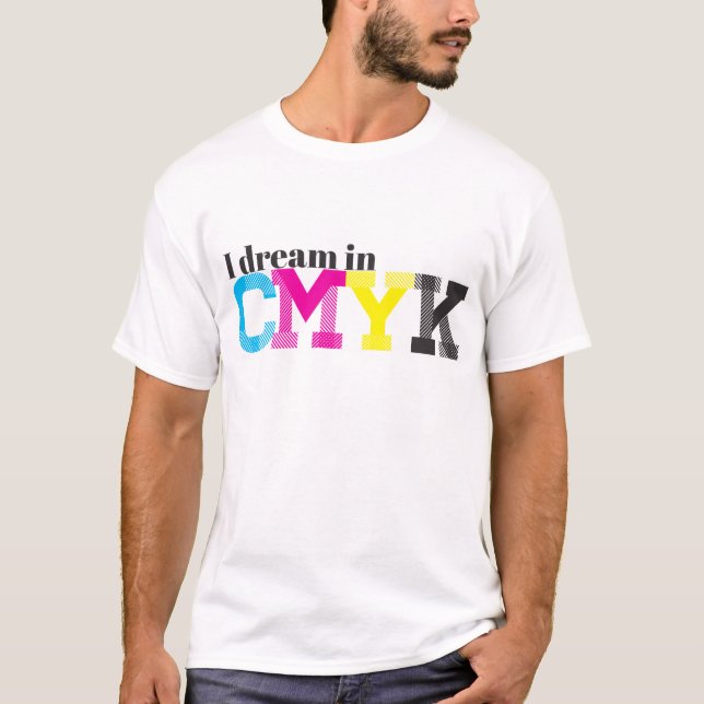 Jag drömm i CMYK Tröja (Framsida)