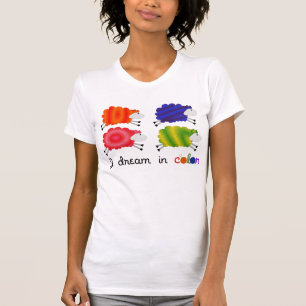 Jag drömm i den färgSheepy skjortan T-shirt