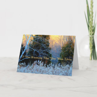 Jag drömmde… "saknad som du" Card Kort