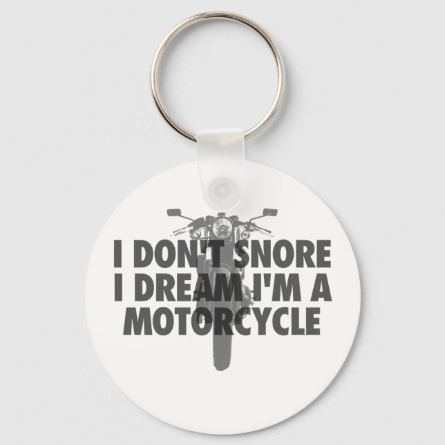 Jag drömmer inte att jag är motorcykel nyckelring (Framsida)