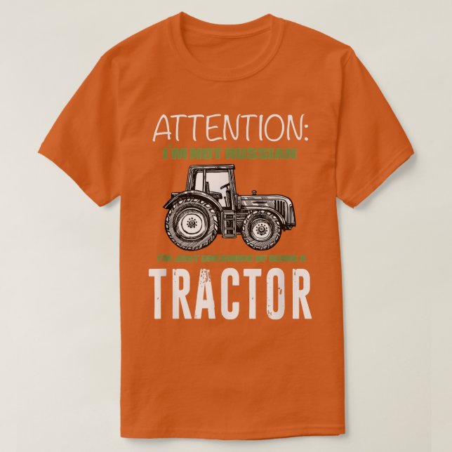 Jag drömmer inte om att vara ett verk t shirt (Design framsida)