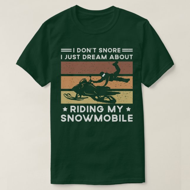 Jag drömmer inte om min smula mobil Rid T Shirt (Design framsida)