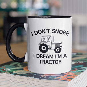 Jag drömmer om att jag är en traktorkaffe Mugg