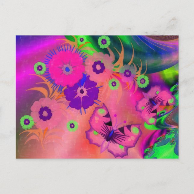 Jag drömmer om Butterflies Vykort (Framsida)