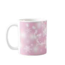 "Jag drömmer om en Rosa jul" Mugg/Kopp